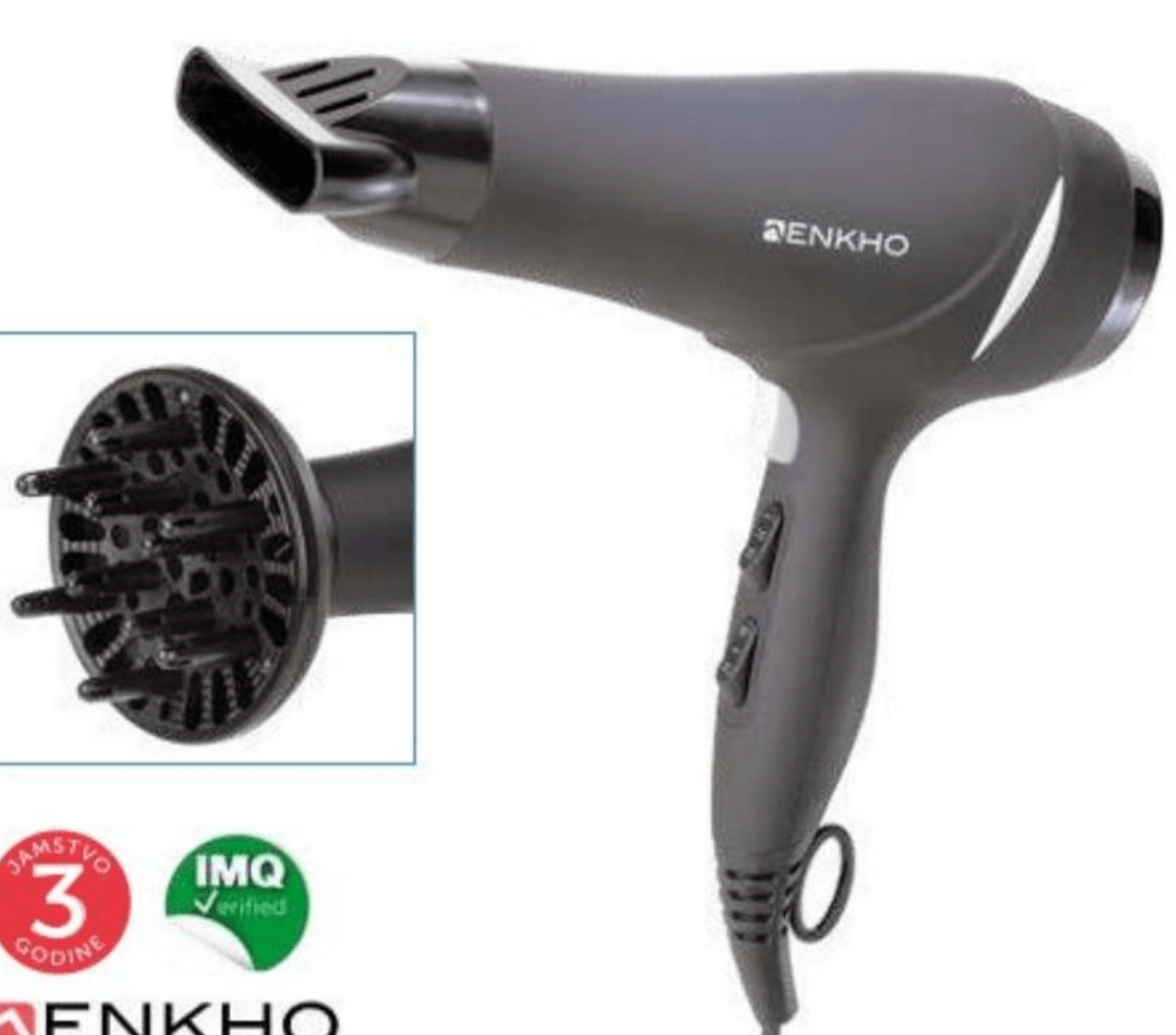 Sušilo za kosu ENKHO - Akcija u trgovini Eurospin