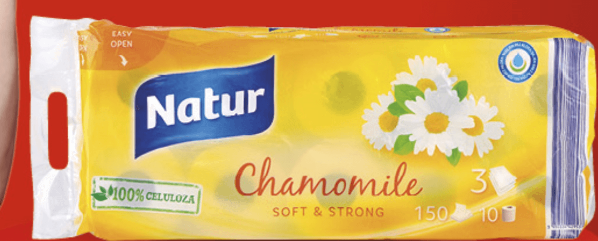 Natur Toaletni papir 10 rola - Akcija u trgovini Konzum