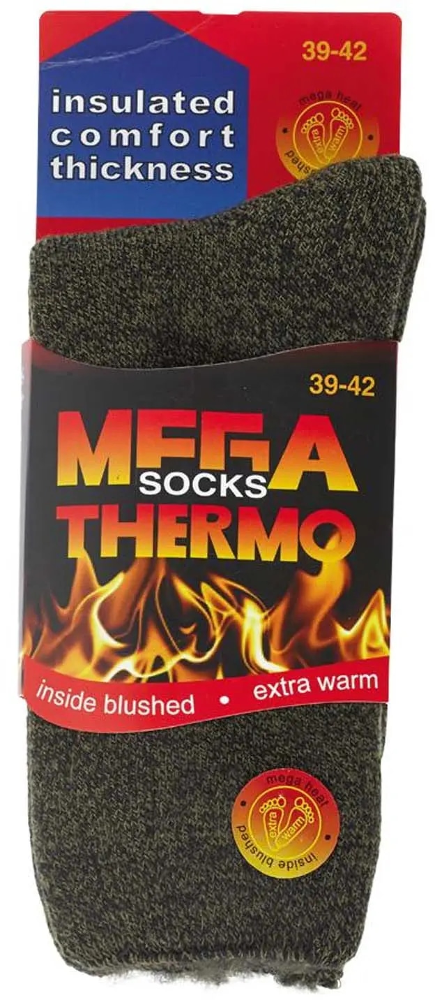 Muške i ženske termo čarape Mega Socks Thermo - Akcija u trgovini Mueller