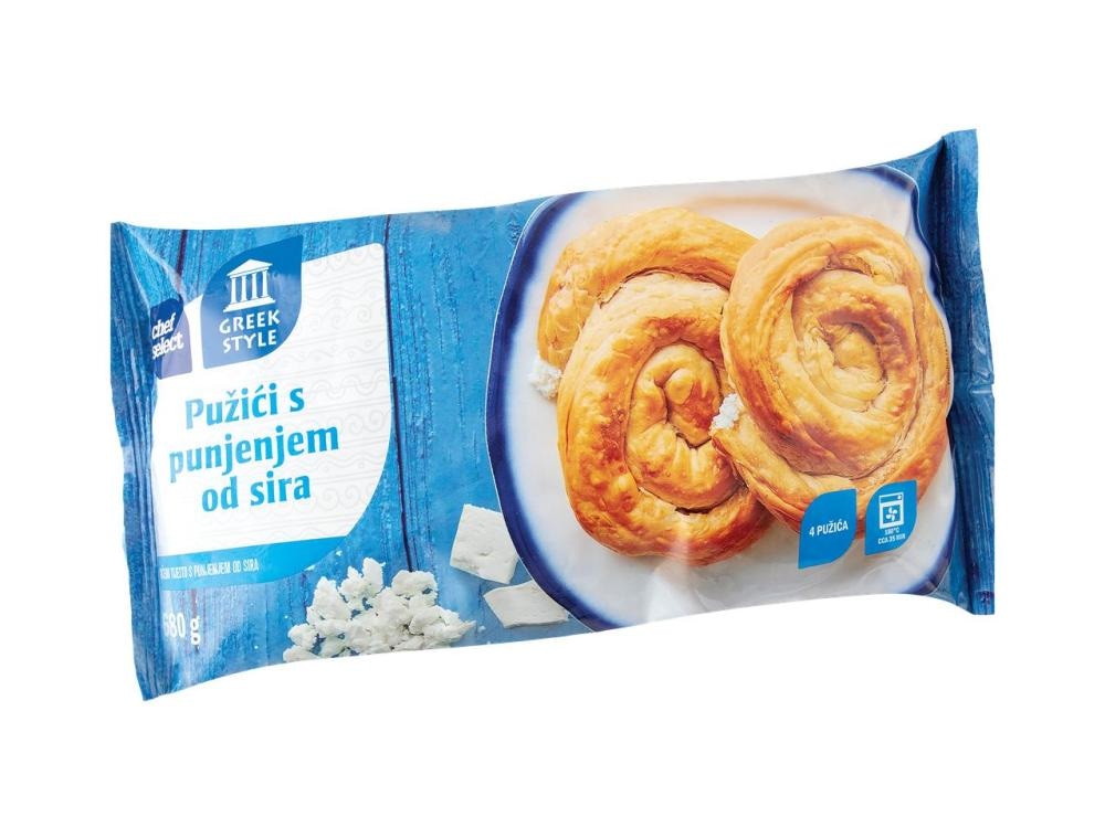 Chef Select Pužići s punjenjem od sira 680 g - Akcija u trgovini Lidl