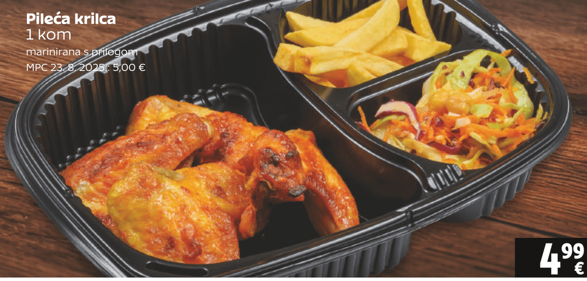 Pileća krilca 1 kom - Akcija u trgovini Tommy