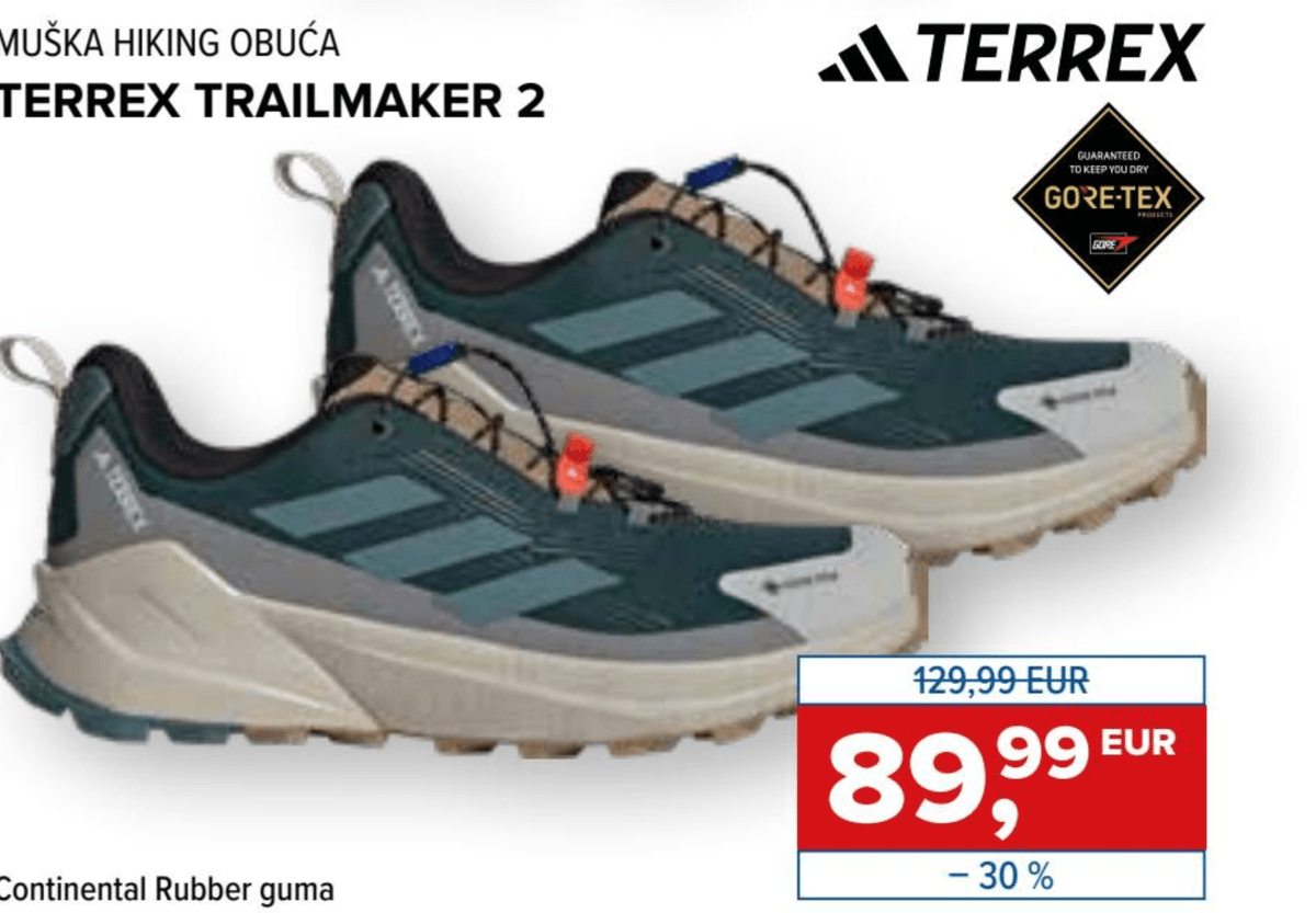 MUŠKA HIKING OBUĆA TERREX TRAILMAKER 2 - Akcija u trgovini Hervis