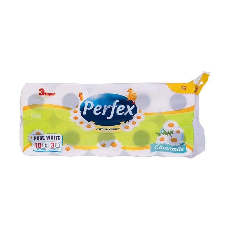 Toaletni papir Perfex kamilica 10/1, 3slojni Akcija u trgovini KTC