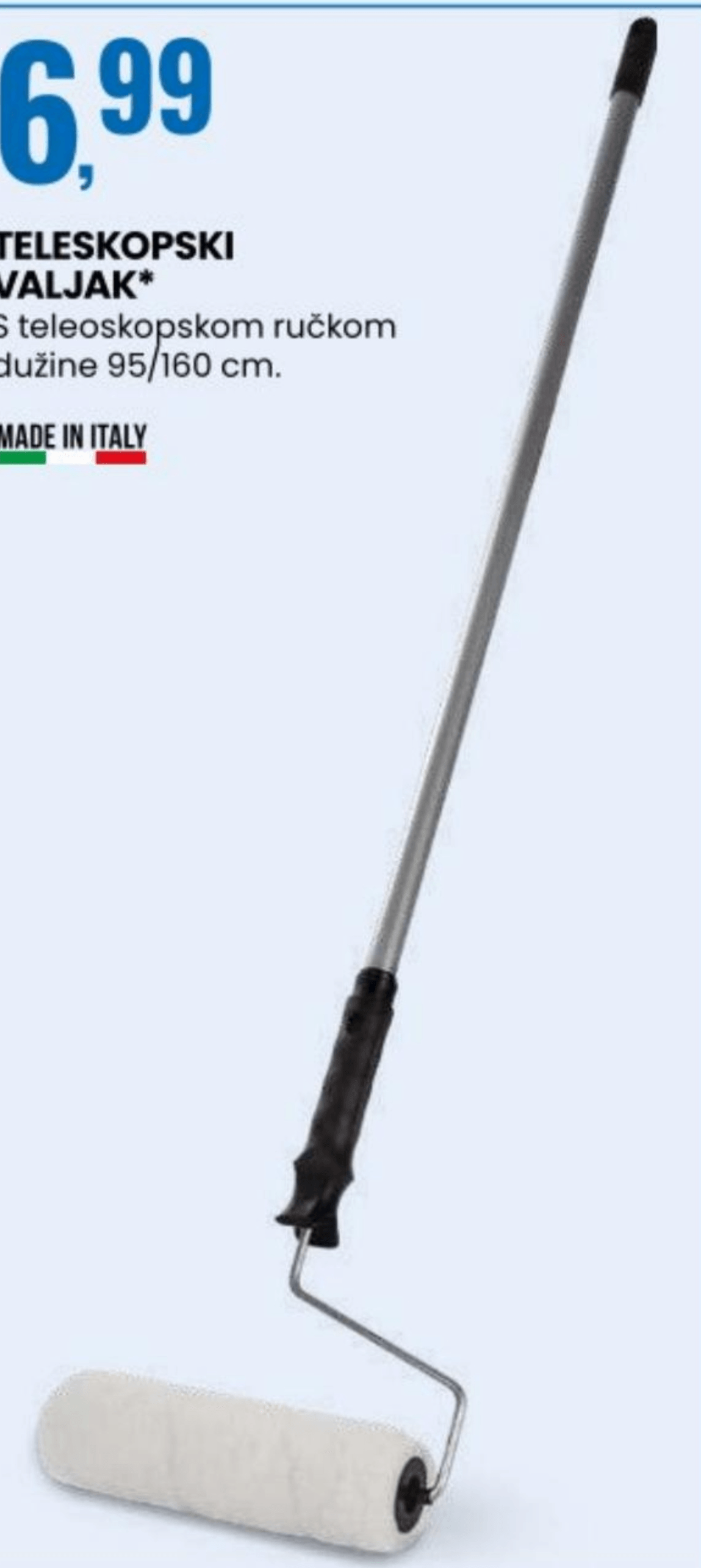 Teleskopski valjak - Akcija u trgovini Eurospin