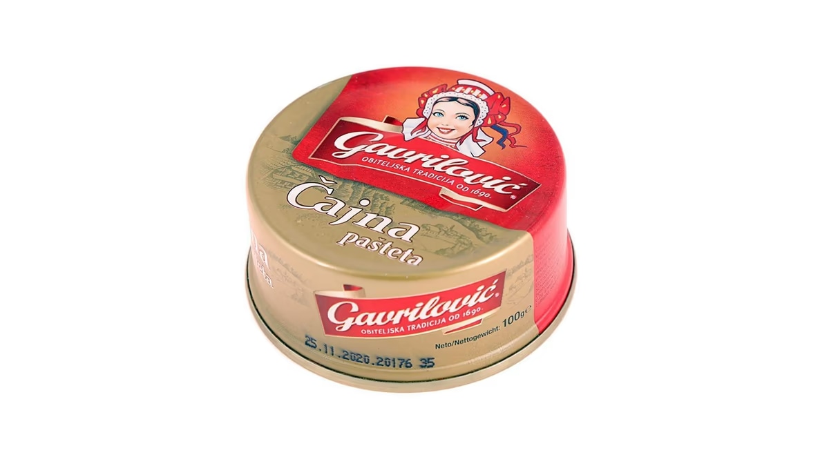 Gavrilović Čajna i jetrena pašteta 100g - Akcija u trgovini Pivac