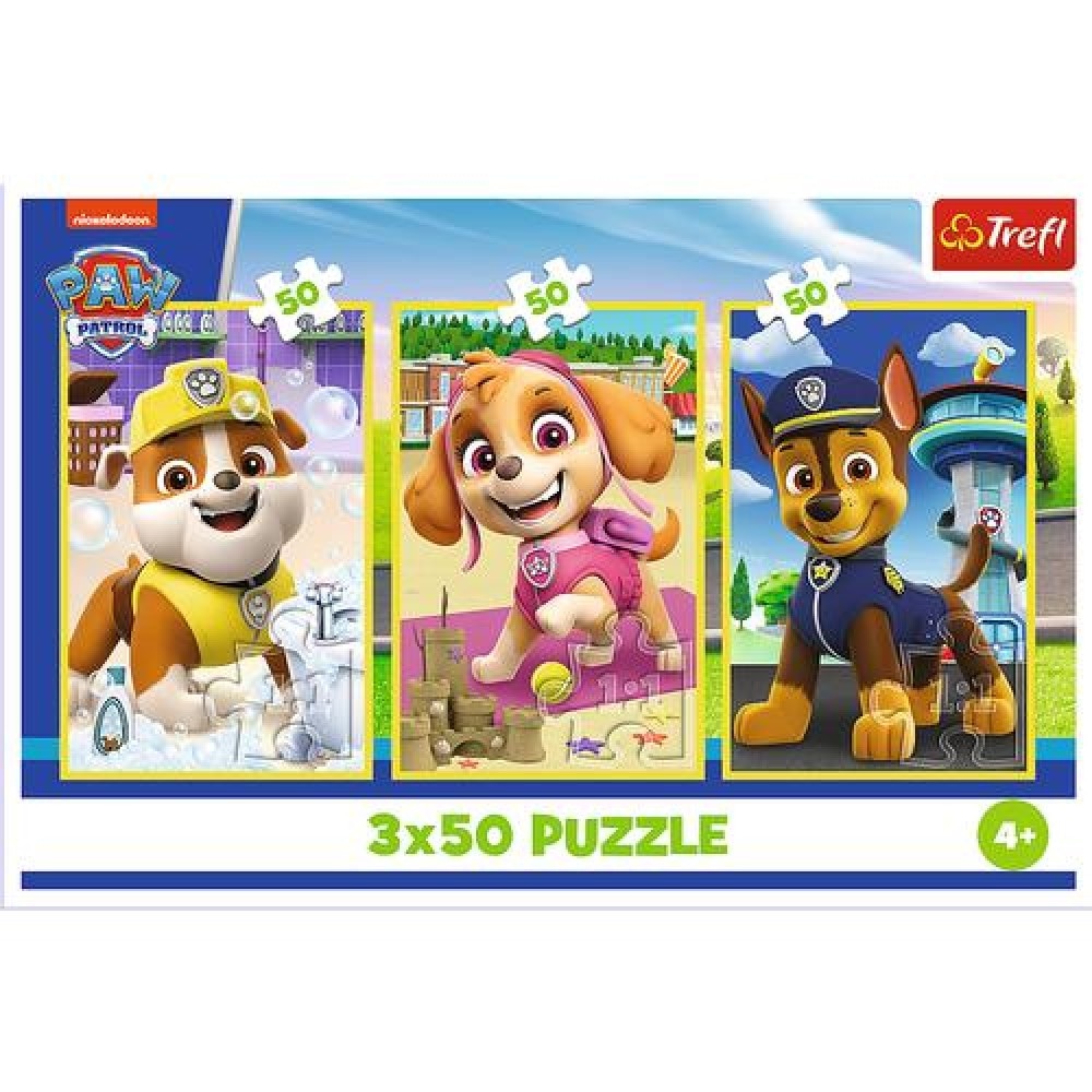 Trefl Puzzle 3x50 ili 3x80 - Akcija u trgovini Kaufland
