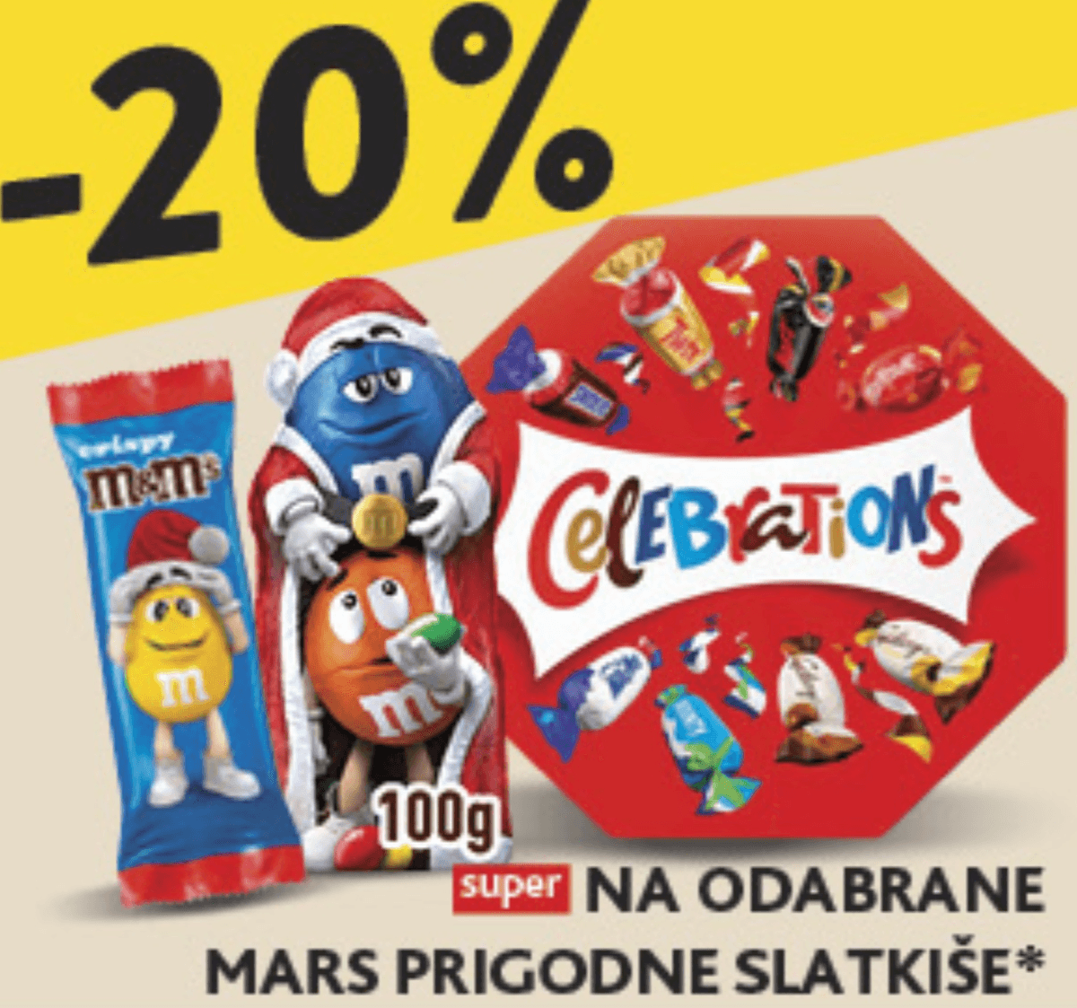 Odabrani Mars prigodni slatkiši - Akcija u trgovini Konzum