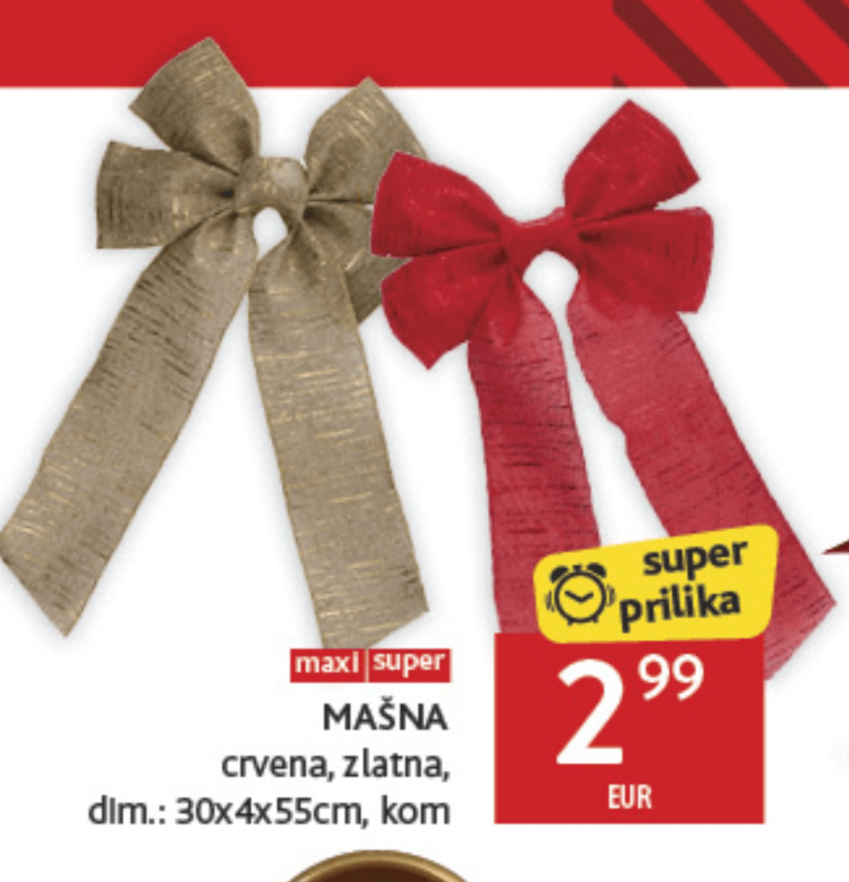 Mašna - Akcija u trgovini Konzum