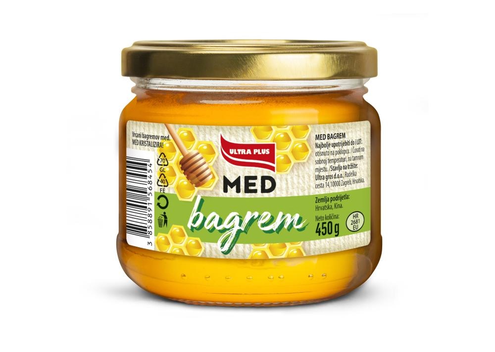 ULTRA Med bagrem 450 g - Akcija u trgovini Ultra