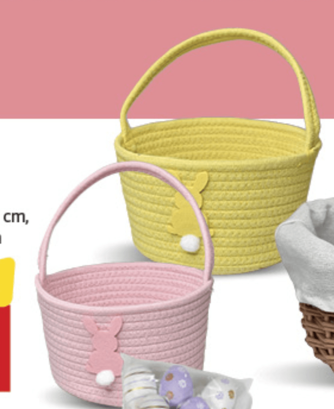 Košarica sa zekom 21x21x12 cm, kom - Akcija u trgovini Konzum