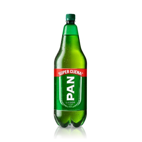 Pan pivo svijetlo Mega 4,8% alk. 2 l Akcija u trgovini NTL