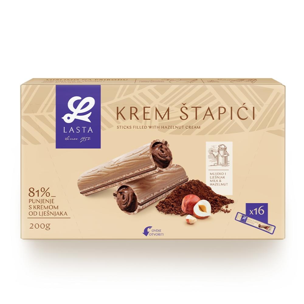 Lasta krem štapići 400 G Akcija u trgovini Kaufland