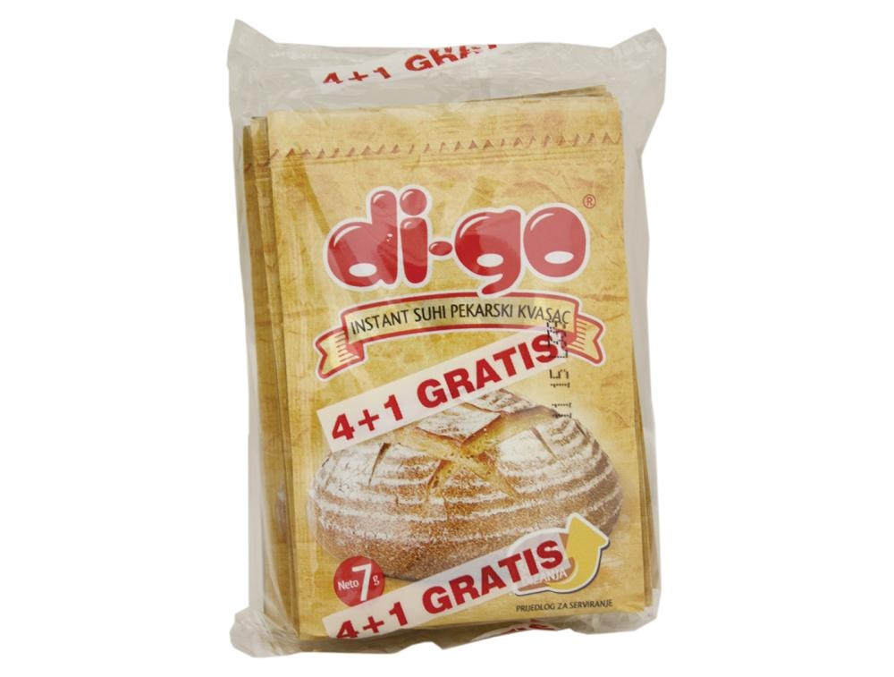 Di-go Kvasac 5x7g - Akcija u trgovini Tommy