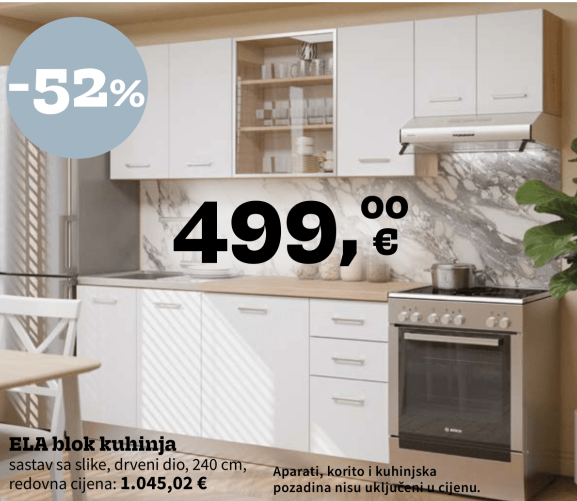 ELA blok kuhinja - Akcija u trgovini Prima