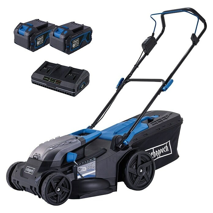 Aku kosilica 'BC-MP380-X' 2 x 20 V, za površine 450-500 m² SCHEPPACH - Akcija u trgovini Bauhaus