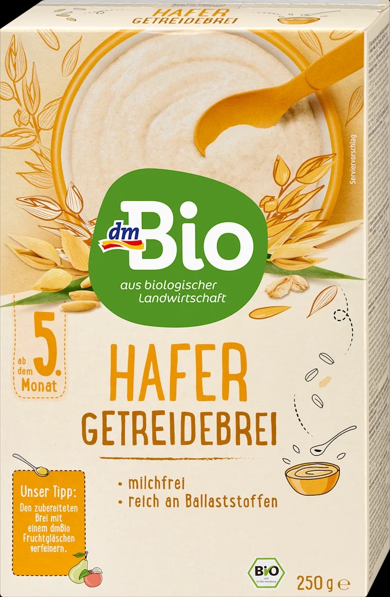 dmBio žitna kašica od zobi 250g - Akcija u trgovini Dm