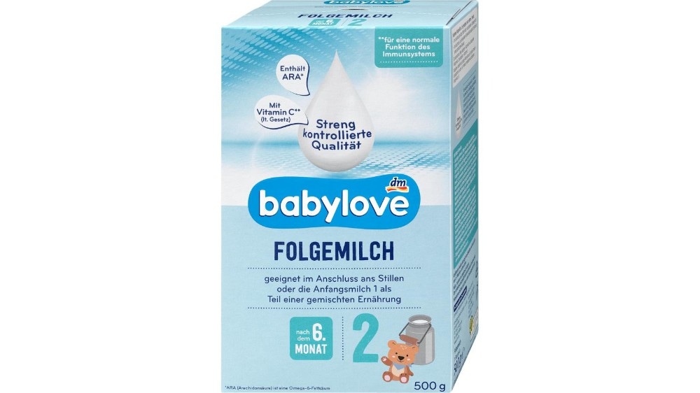 babylove zamjensko mlijeko 2 500 g - Akcija u trgovini Dm