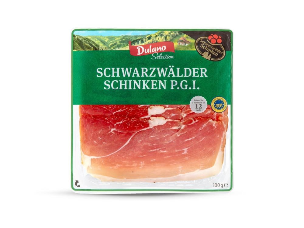 Dulano Selection Schwarzwald šunka 100 g - Akcija u trgovini Lidl