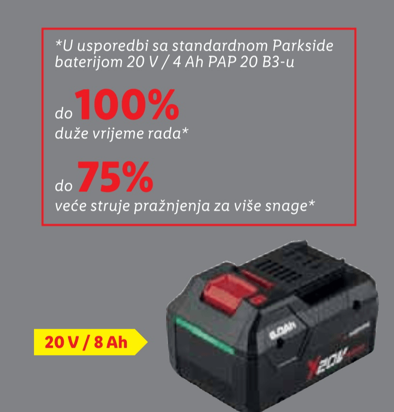 PARKSIDE PERFORMANCE Smart baterija Komad - Akcija u trgovini Lidl