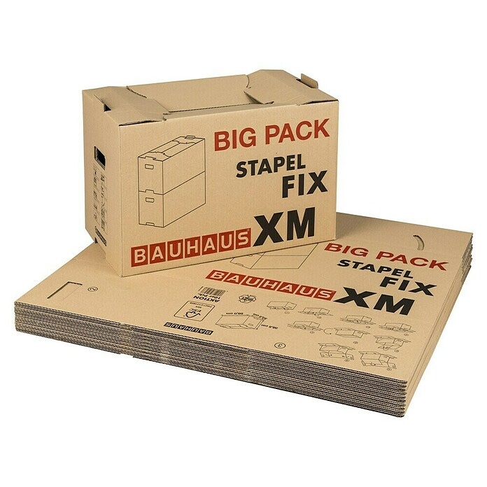 Set kartonskih kutija 'Multibox XM Stapel - Fix' 10 kom. BAUHAUS - Akcija u trgovini Bauhaus