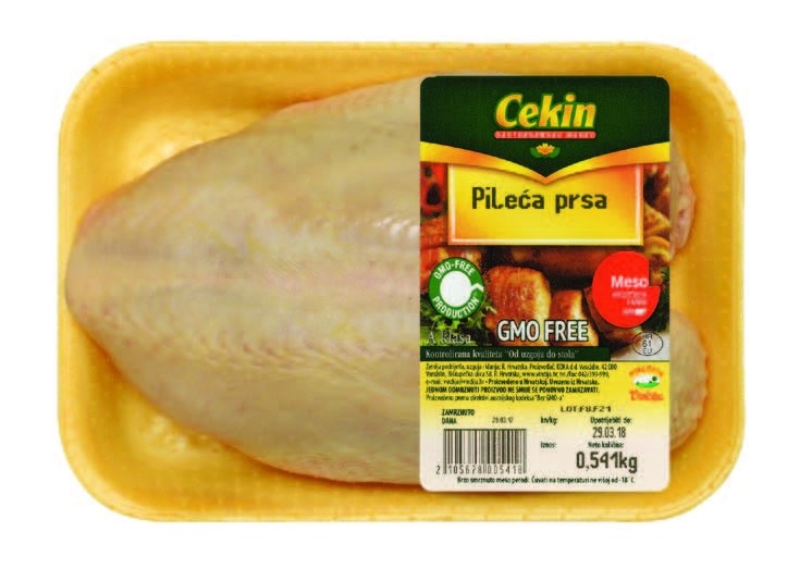 Pileća prsa s kožom i kostima rinfuza Cekin - Akcija u trgovini KTC