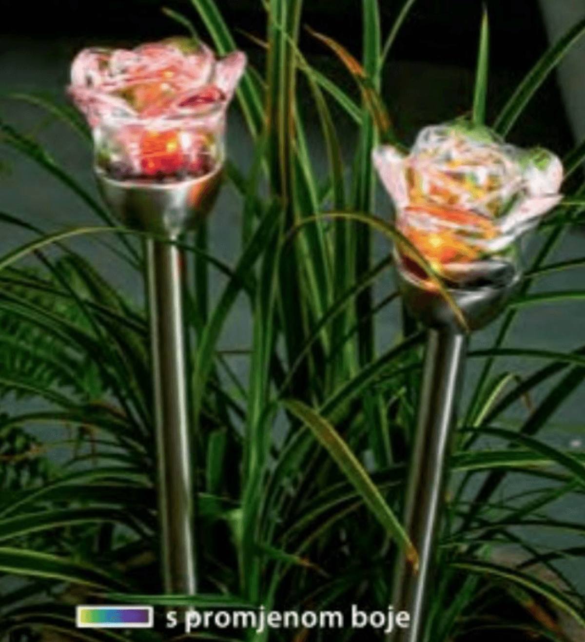 Solarna svjetiljka Ruža - Akcija u trgovini Kik