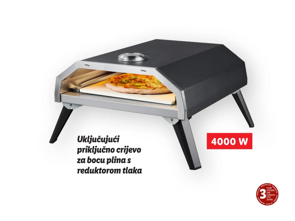 Grillmeister Plinska peć za pizzu - Akcija u trgovini Lidl