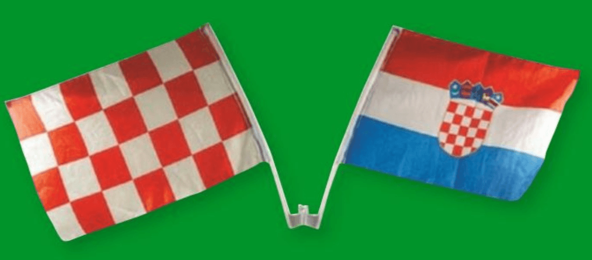 Zastavice za auto Hrvatska 1 kom - Akcija u trgovini Interspar