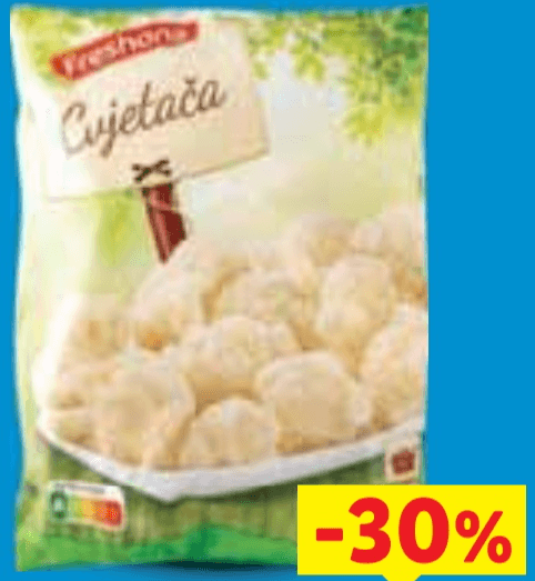 FRESHONA Cvjetača 1 kg - Akcija u trgovini Lidl