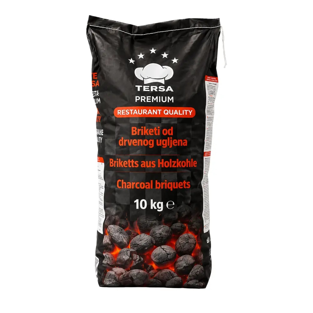 Briket ugljen PREMIUM 10 kg TERSA - Akcija u trgovini Pevex