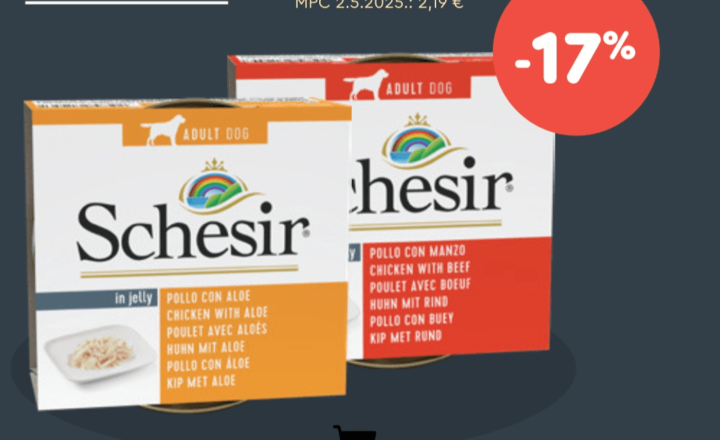 Schesir 150 g - Akcija u trgovini Zoo City