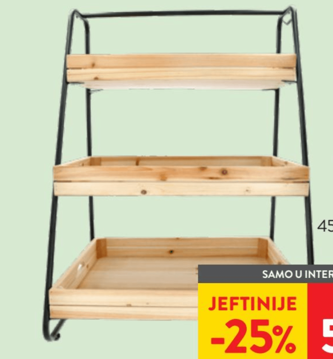 Stalak za cvijeće 1 kom - Akcija u trgovini Spar