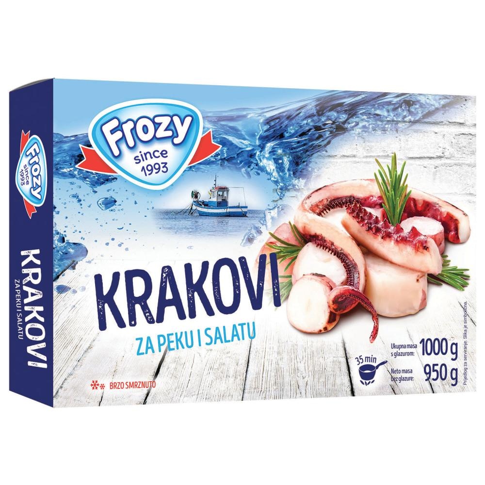 FROZY Krakovi humboldtove lignje 1 kg - Akcija u trgovini Lidl