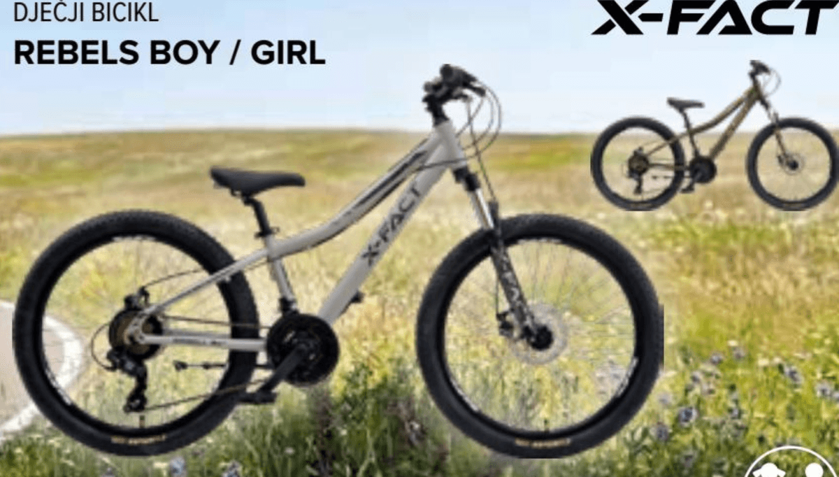 Dječji bicikl Rebels Boy / Girl 26" X-FACT - Akcija u trgovini Hervis