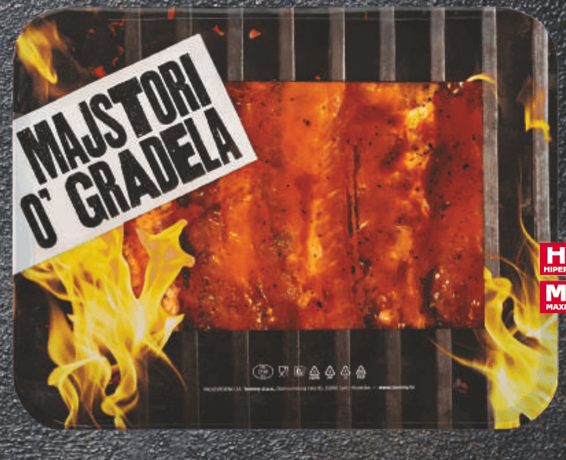 Majstori o'gradela Svinjska rebra 1 kg - Akcija u trgovini Tommy