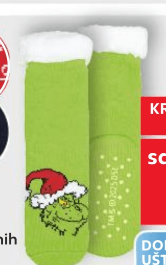 Čarape The Grinch - Akcija u trgovini Kaufland
