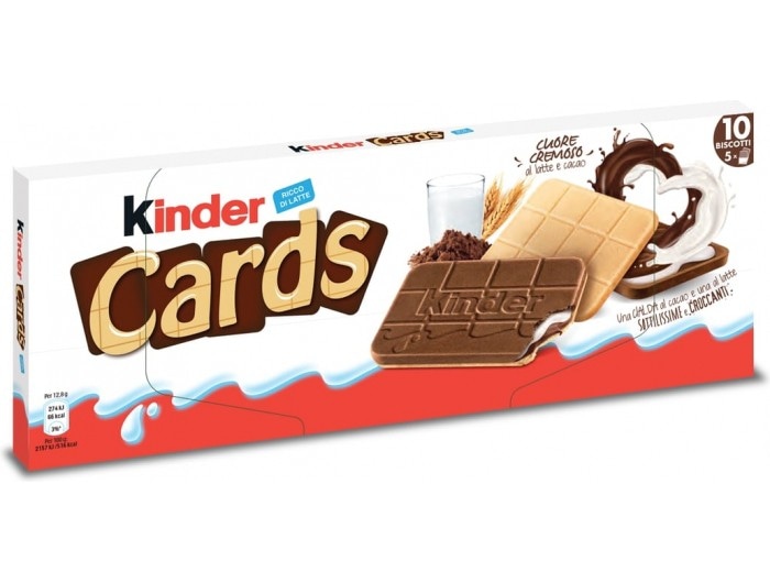 Kinder Cards keksi od 26 g do 128 g Akcija u trgovini Spar