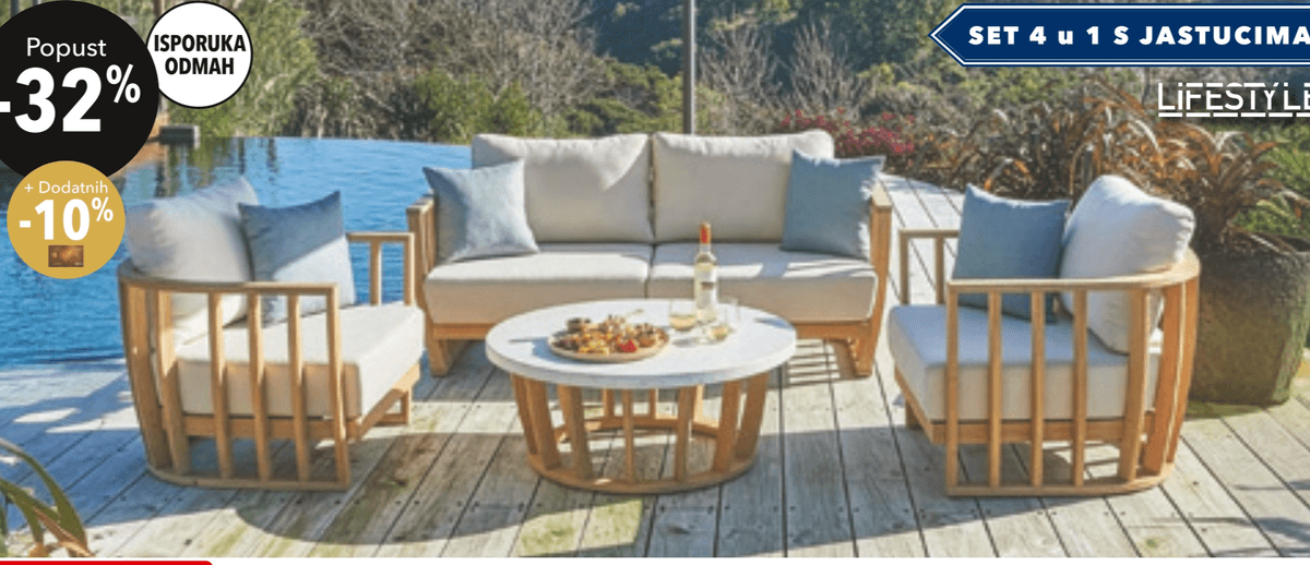 Set Woodland 4 komada LIFESTYLE - Akcija u trgovini Harvey Norman