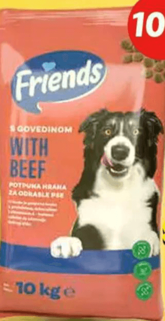 Friends hrana za pse 10 kg Akcija u trgovini Plodine