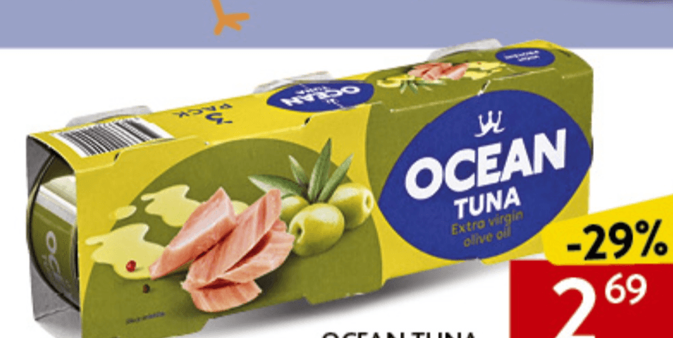 Ocean Tuna 3x70g/3x52g - Akcija u trgovini Konzum