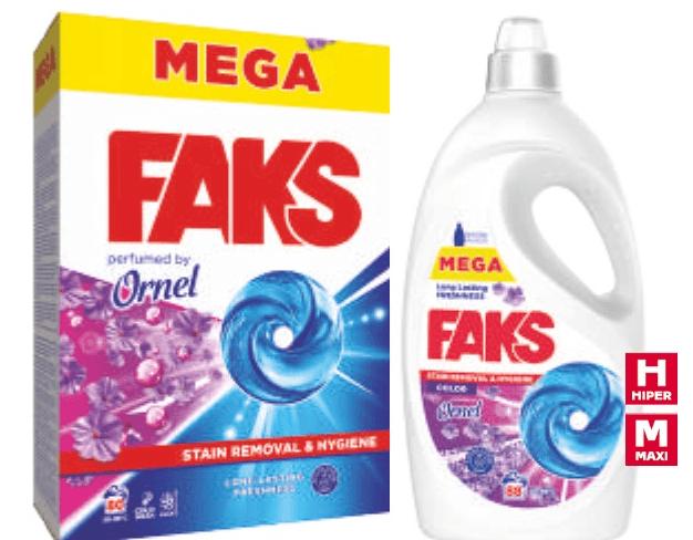 Faks Deterdžent za rublje 6.05 kg ili 4.95 l - Akcija u trgovini Plodine