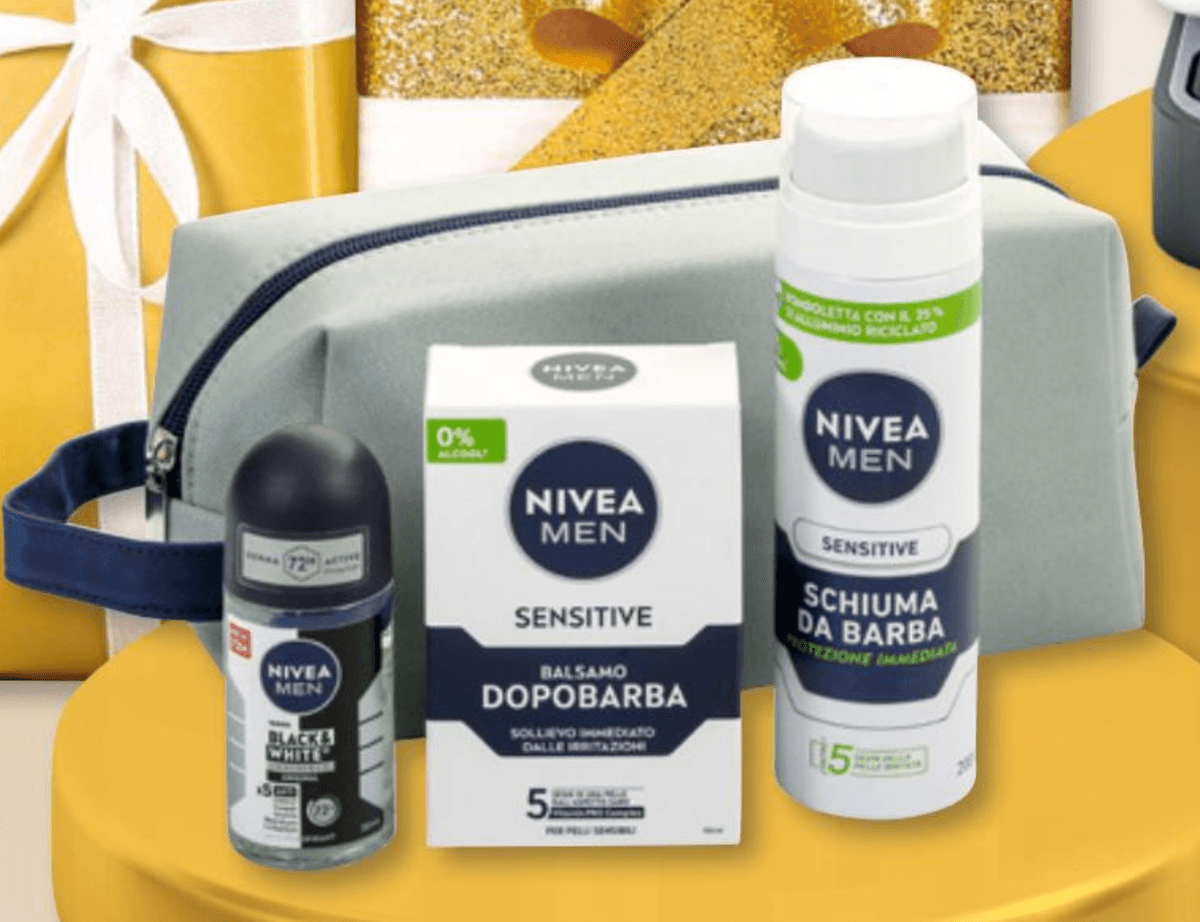 Poklon paket Nivea Men, Skin Care toaletna torbica - Akcija u trgovini Interspar
