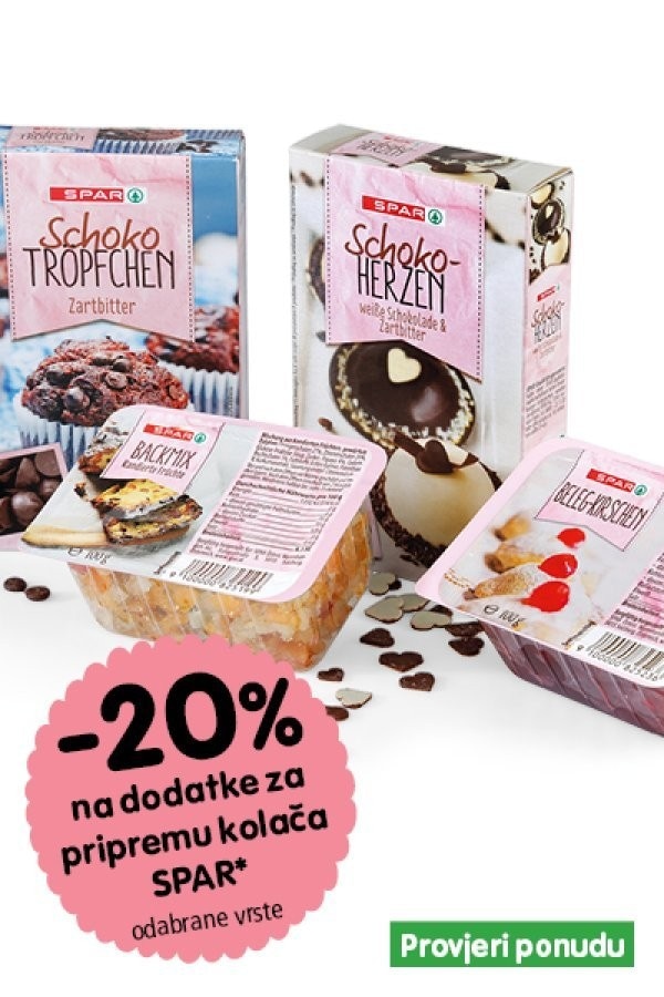 SPAR Backmix 100 g Akcija u trgovini Interspar