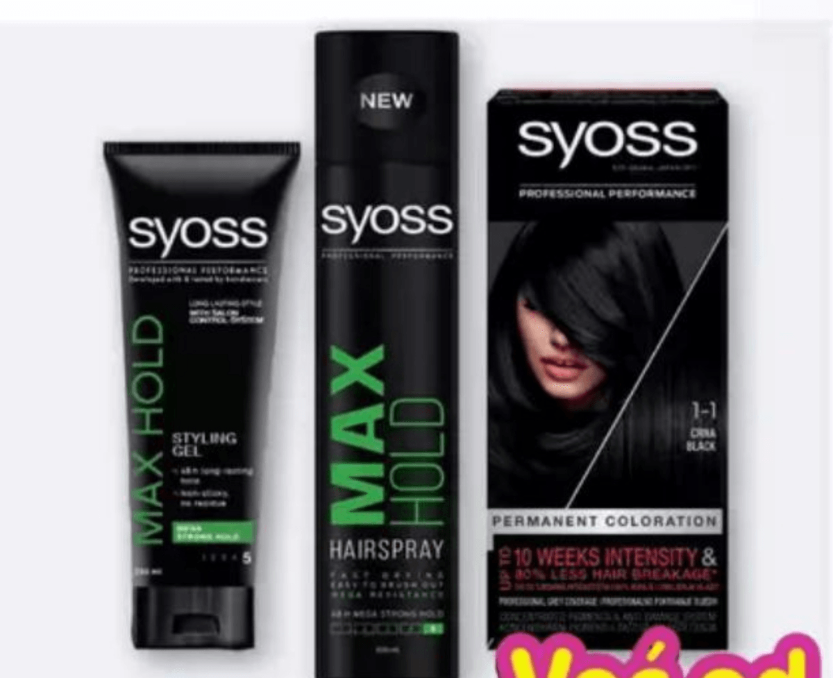 Syoss Odabrani proizvodi - Akcija u trgovini Plodine