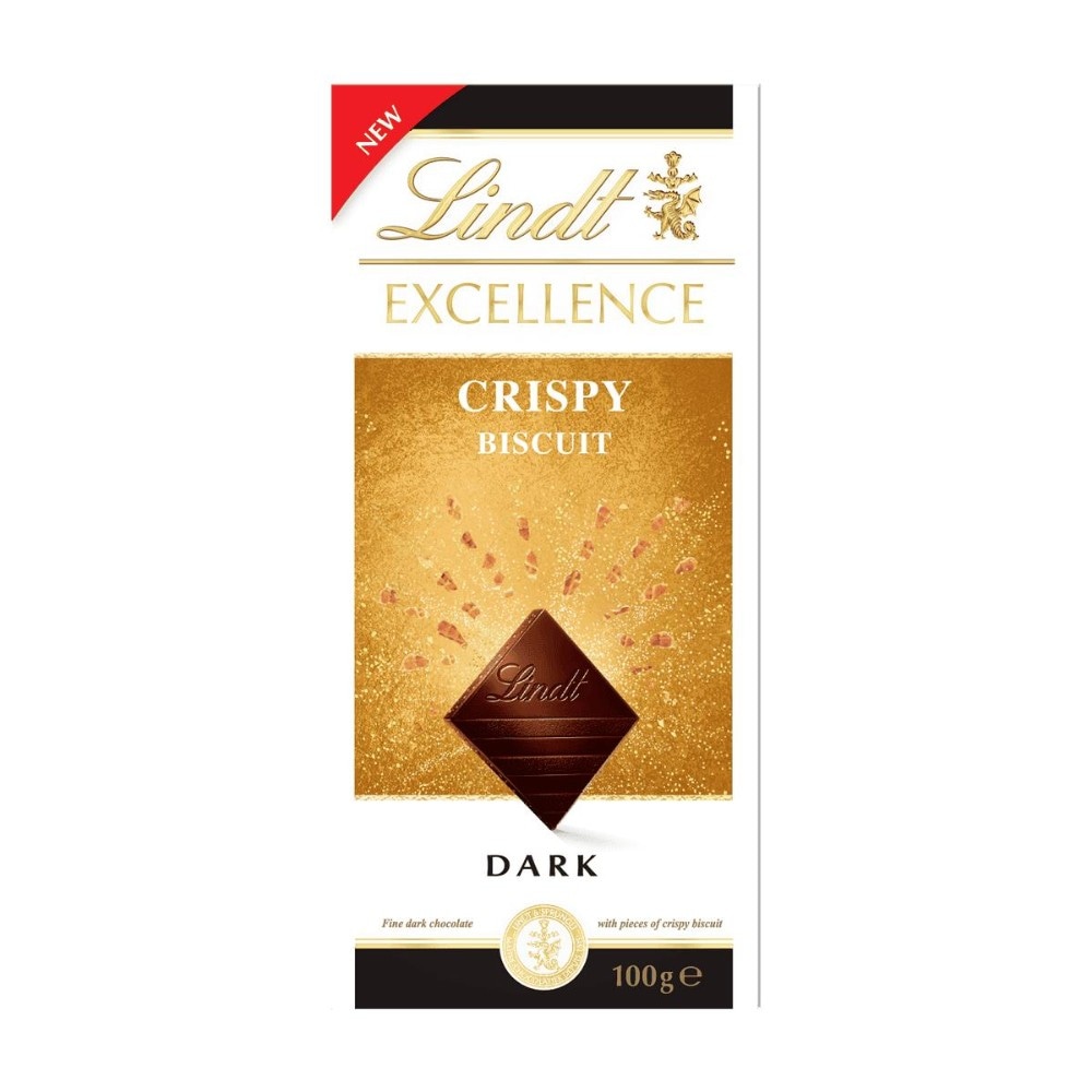 Lindt Excellence Crispy Biscuit 100g - Akcija u trgovini Žabac
