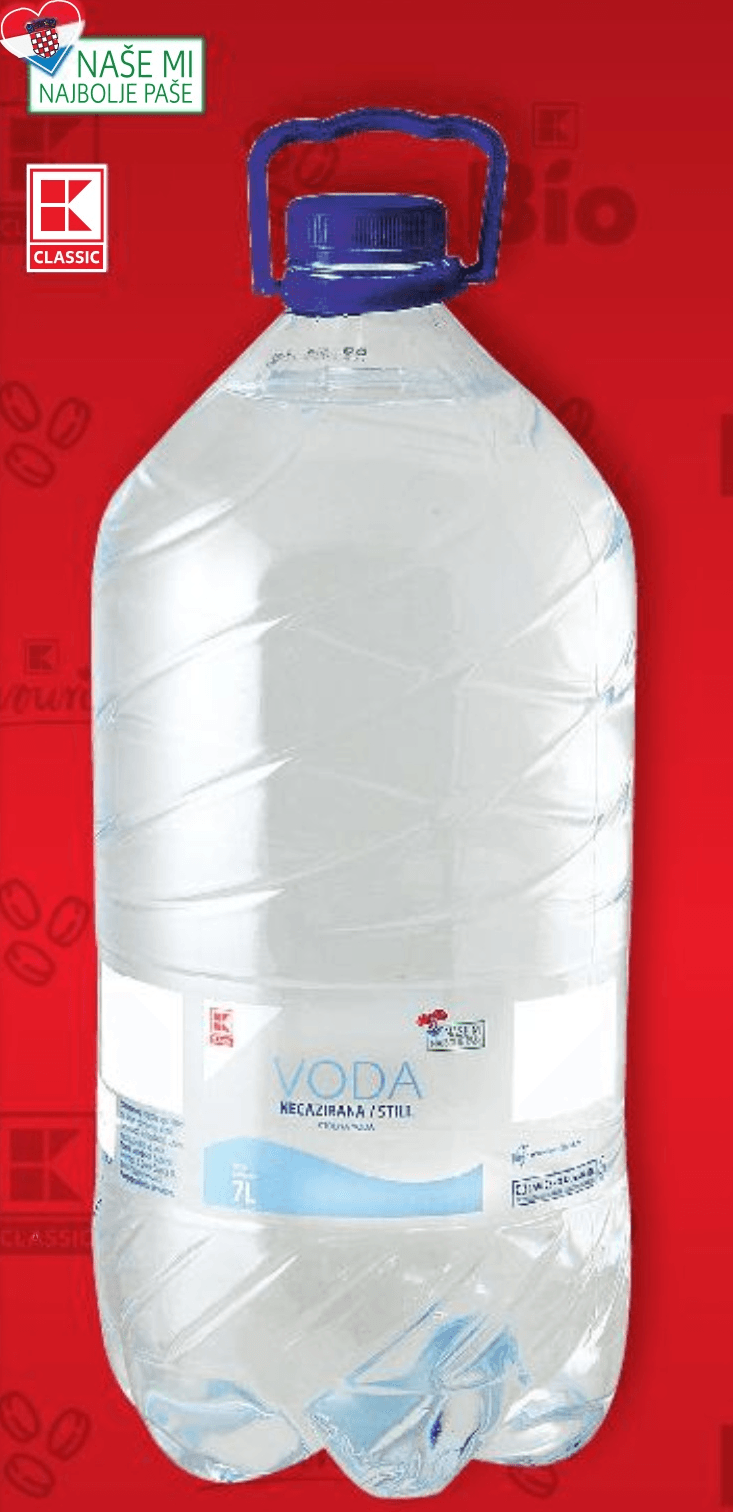 Voda negazirana 7 L K Classic - Akcija u trgovini Kaufland