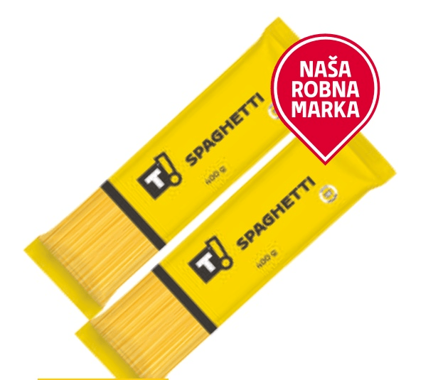 T! Špageti 400 g - Akcija u trgovini Tommy
