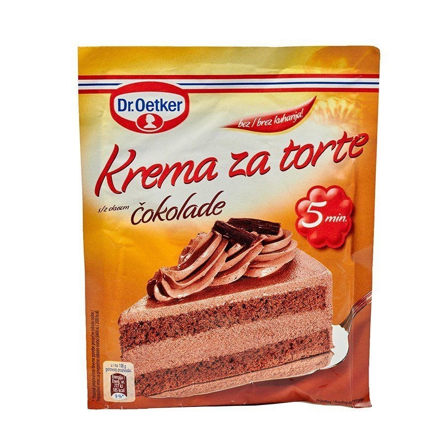 Dr. Oetker šlag krema čokolada 60 g Akcija u trgovini Boso