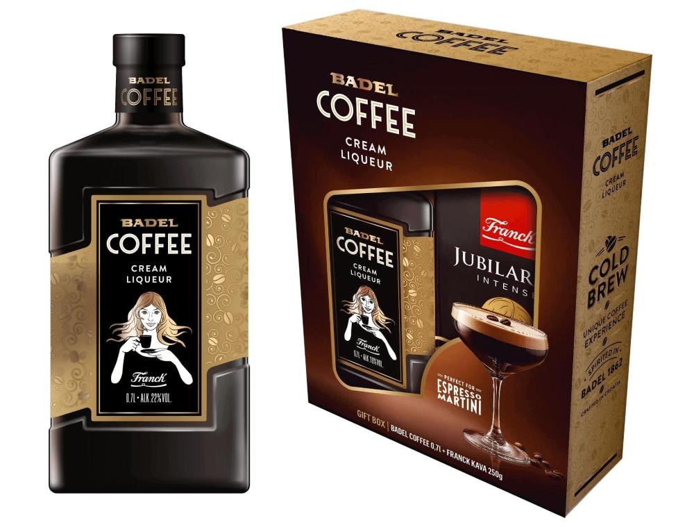 Poklon paket Coffee liker + kava Franck intense 0,7 l + 250 g Badel, Franck - Akcija u trgovini KTC