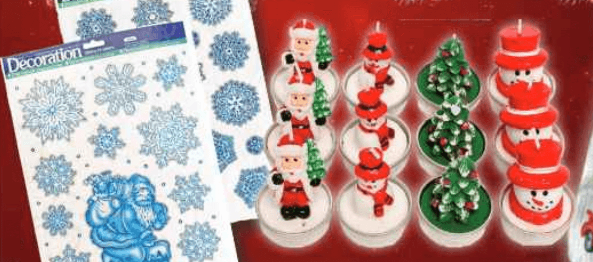 Božićne dekoracije - naljepnice pahuljice Decoration - Akcija u trgovini Studenac